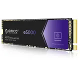 ORICO e5000 2TB M.2 NVMe SSD, PCIe Gen4x4 mit 5200MB/s Lesen 3600MB/s Schreiben, 3D QLC NAND Internal Solid State Drive SLC Dynamic Cache, kompatibel mit PS5 Desktop PC und Laptops
