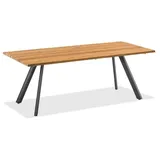 Niehoff Gartentisch 260 x 95 x 76 cm Teak geölt/braun