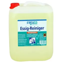 Freuco Essigreiniger, der ideale Reiniger für Küche, Bad und WC, 10 l - Kanister