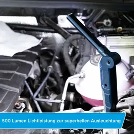 CARTREND LED-Stableuchte mit Magnetfuß 500 Lumen