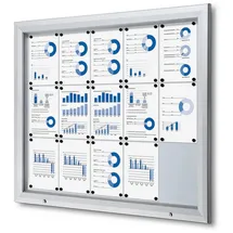 Showdown Displays Schaukasten Außen 15 x A4
