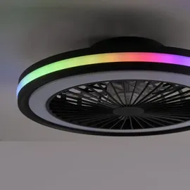 just light. Brandon Deckenventilator 36 cm Schwarz