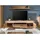 MASSIVMOEBEL24.DE KENT TV-Lowboard 223x40x53 cm Beige Holz