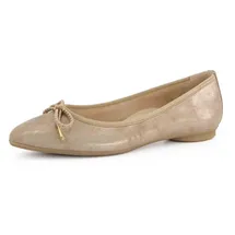 Paul Green Damen, Frauen Klassische Ballerinas,Ballerina-Schuhe,Ballett-Schuhe,Ballet-Flats,flach,Ausgehschuhe,Abendschuhe,Bronze (JA),40.5 EU / 7 UK - 40.5 EU
