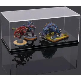 HMF 46803 Acryl Vitrine für Modellautos, Figuren, 30 x 15 x 14 cm