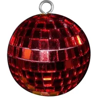 7even Discokugel Rot 5cm Partydekoration Weihnachtsdisko (5cm)