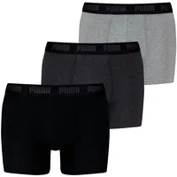 Puma 3P MEN Everyday Boxers bunt|kohlengrau 2XL