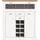 xonox.home Vitrine Barschrank 124 x 37 x 140 cm Weiß