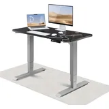 Desktronic HomePro Höhenverstellbarer Schreibtisch Grau - Schwarz 140x70cm - Grau