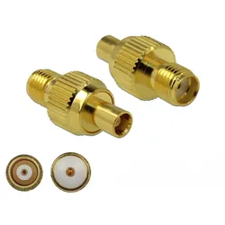 Delock RF-Adapter - SMA weiblich zu MCX weiblich