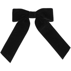 SOHO Jane Velvet Schleifen Haarspange Schwarz 