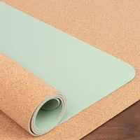 Schreibtischunterlage aus Kork-Leder, doppelseitige Schreibtischunterlage, Schreibtischunterlage, Büro-Schreibtischmatte, wasserdicht, großes Mauspad, Schreibtisch-Schreibunterlage,