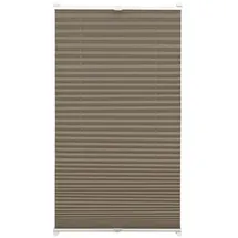 GARDINIA Plissee mit 2 Bedienschienen, Taupe, 80 x 130 cm