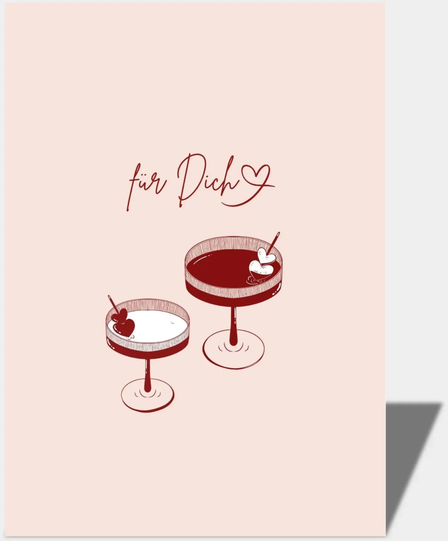 Postkarte  Für Dich DIN A6