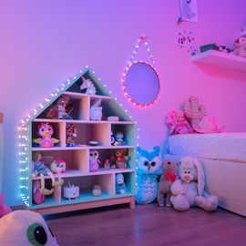 Twinkly Candies LED-Lichterkette, RGB, appgesteuert, Kerzenform, 100 LEDs