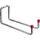 Connex Garderobenhaken DY222025 Silber