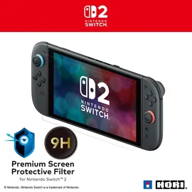 Hori Premium Displayschutzfolie transparent für Nintendo Switch 2