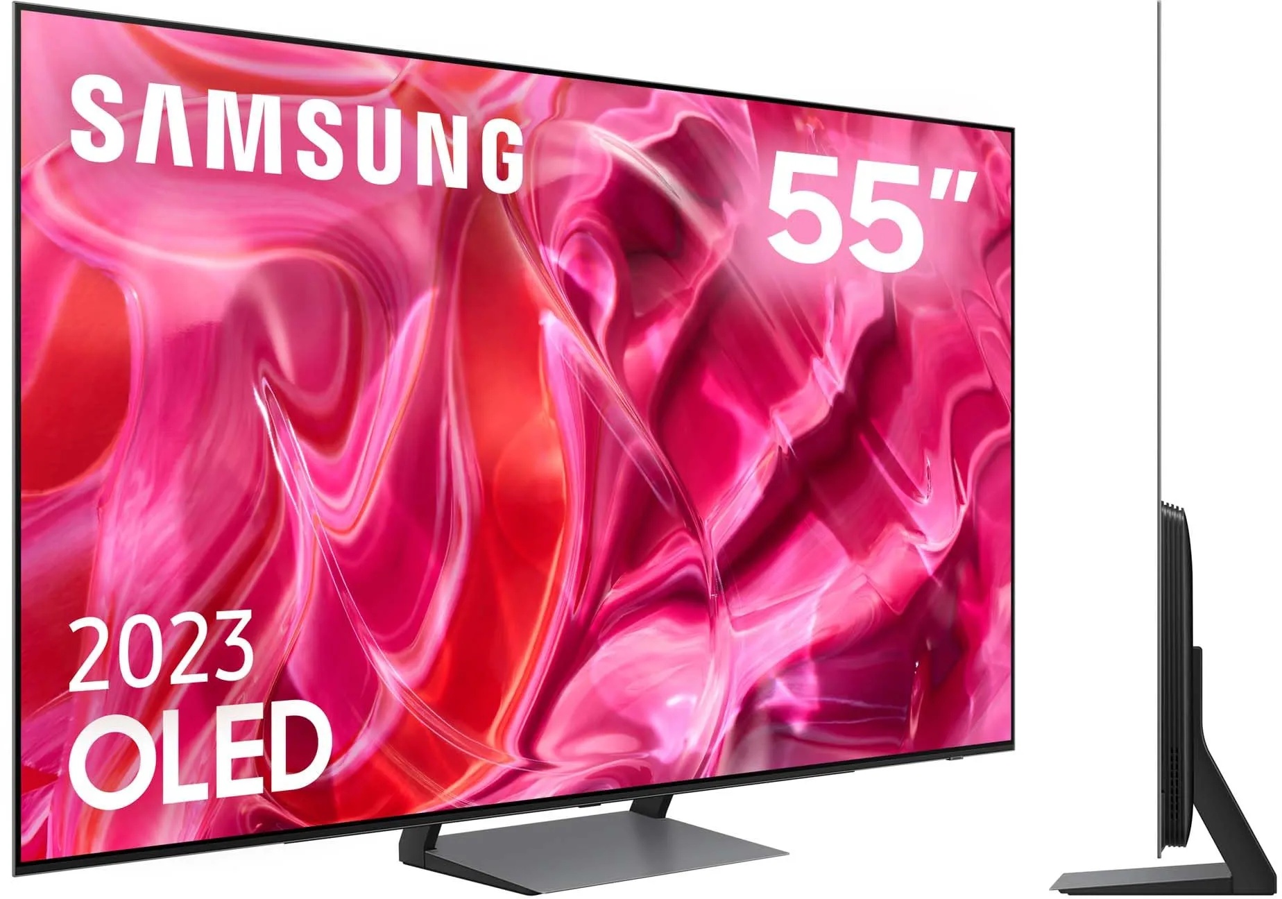 SAMSUNG 55S93C 2023 55S93C-Smart TV OLED HDR, Quantum 4K Prozessor mit IA, Dolby Atmos und Motion Xcelerator Turbo+, Schwarz, 55 pulgadas