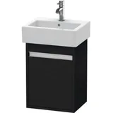 Duravit Ketho Waschtisch-Unterschrank KT6630L1616 40x32x55cm, wandhängend Tür links, Eiche schwarz