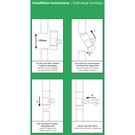 mobilibrico Regensammler 100 mm Schwarz