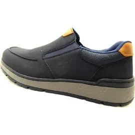 Rieker Herren B9062 Schnürhalbschuhe, blau, 42