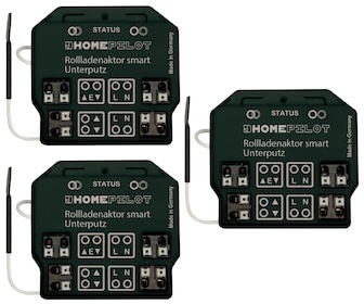 Produktbild Homepilot Rollladenaktor smart - Unterputz • 3er Pack