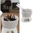 Cepewa 1 x Keramik Schokofondue Set Fondue-Set Schokolandenfondue weiß inkl. 2 Edelstahlgabeln (1 x Schokofondue-Set)