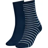 Tommy Hilfiger Damen Socken 2 Paar Blau 35-38