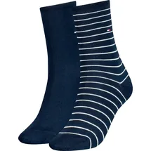 Tommy Hilfiger Damen Socken 2 Paar Blau 35-38