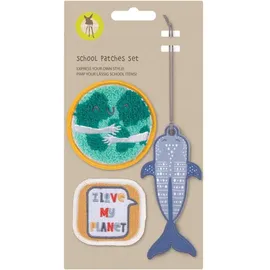 Lässig Anhänger & Patches Set Unique, Planet