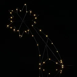 LED Sternschnuppe Weihnachten Metall inkl Timer