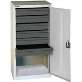 Stumpf, Werkstattschrank, Werkzeugschrank 6 SL 1000x500x500 mm grau (50 cm, 100 cm)