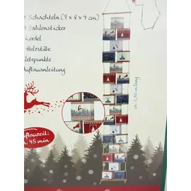 ROTH Adventsboxenkette Nordic zum Befüllen 24 Boxen