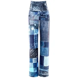 Culotte »Functional Comfort Culottes CUL101C«, mit Patchwork-Print, Gr. XS - Normalgrößen, patchwork blue, , 32690605-XS Normalgrößen