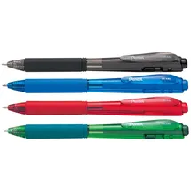 Pentel Kugelschreiber BK440 schwarz/transparent, Schreibfarbe: schwarz, 1 St.