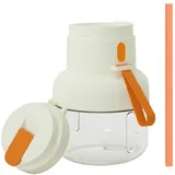 Tragbarer 850-ml-entsafter/mixer, Multifunktionaler Reisebecher, Personal Blender, Fruchtmixer, Smoothie-maker (orange)