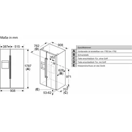Siemens iQ500 KA93GAIDP Side-by-Side