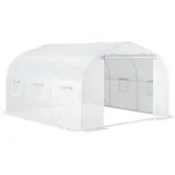 Outsunny Garten-Tunnelgewächshaus 3,5 x 3 x 2 m