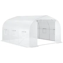 Outsunny Garten-Tunnelgewächshaus 3,5 x 3 x 2 m