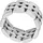 Fossil Ring Arden silber 56