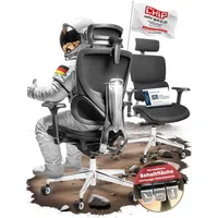 Clouvou MasterSeat Bürostuhl Ergonomisch – Schwarz