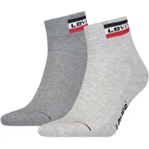 Levi's Sport Mid Cut Socken 2 Paar Grau 39-42