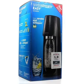 Sodastream Easy schwarz + PET-Flasche + Zylinder