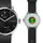 Withings ScanWatch 2 38 mm schwarz/silber, Sport Fluorelastomer-Armband schwarz/silber