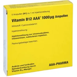 Vitamin B12 AAA 1000 Mikrogramm