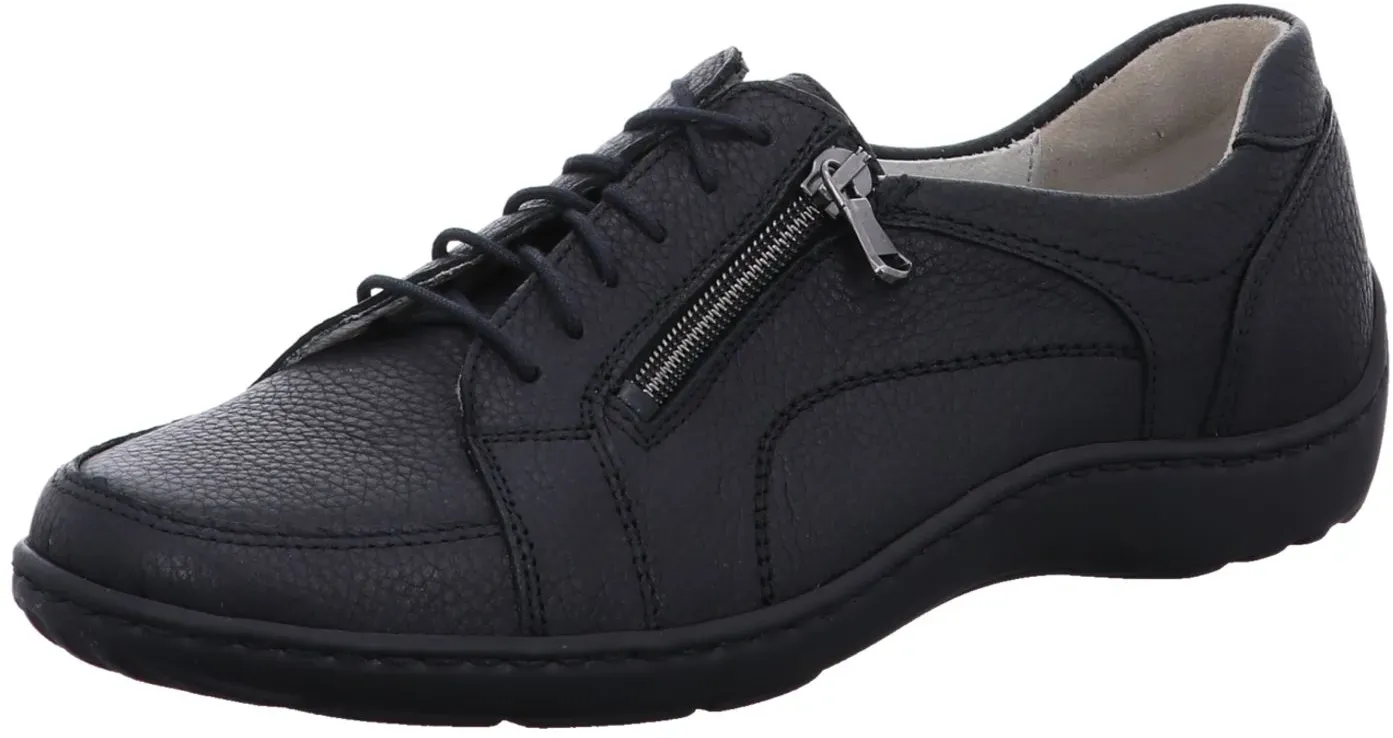 Waldläufer Schnürschuh Henni schwarz 41