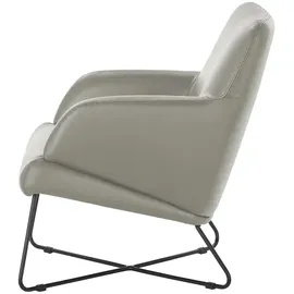 Ravensberger Werkstätten Sessel RW Wing Leder 67 x 87 x 74 cm Grau