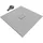 iflair SMC Duschwanne 100x100 cm flach Grau