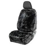 Walser - Autositzbezug Mona, Lammfell & Webpelz, 12-14 mm schwarz - ZippIt 110 & 115
