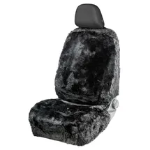 Walser Autositzbezug Mona, Lammfell & Webpelz, 12-14 mm schwarz - ZippIt 110 & 115